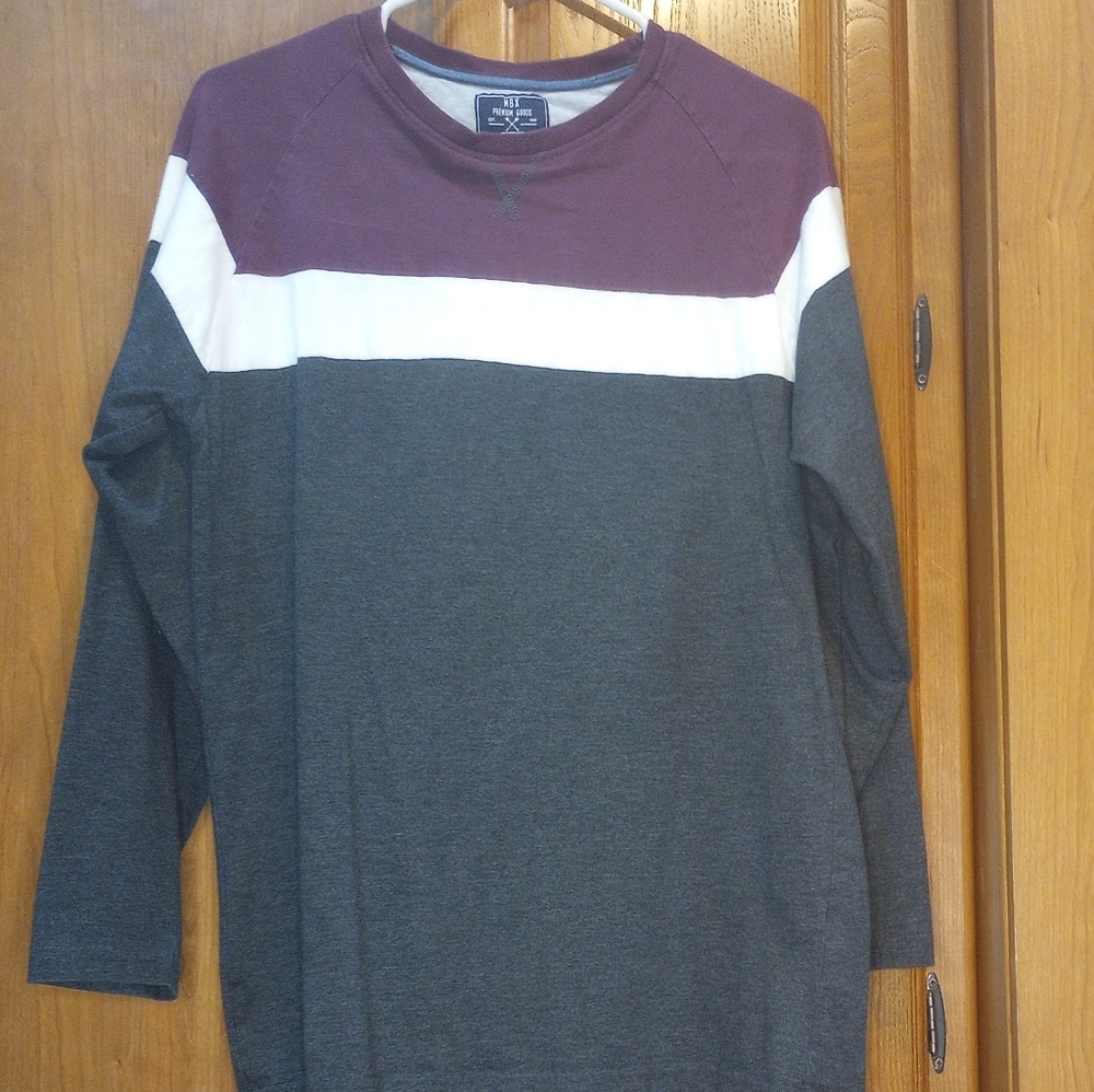 MBX Long Sleeve Pullover Mens Large